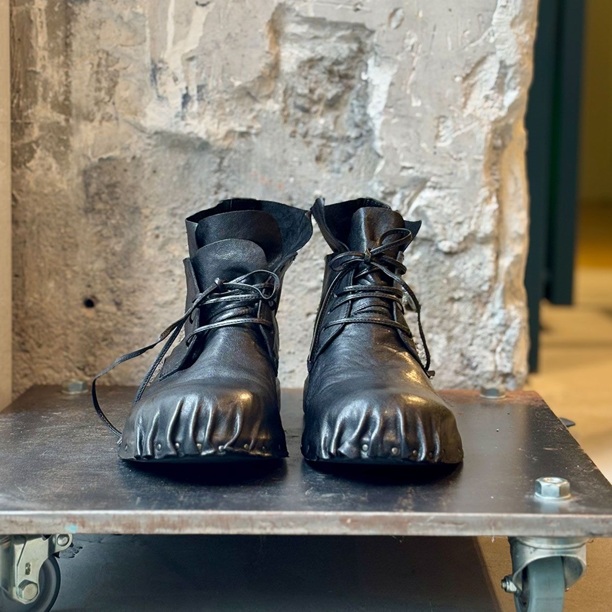 schuhe rundholz schwarz 