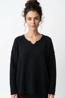 pullover rundholz frauen wolle schwarz dacapo aachen