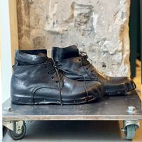 schuhe rundholz schwarz 