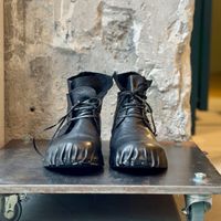 schuhe rundholz schwarz 