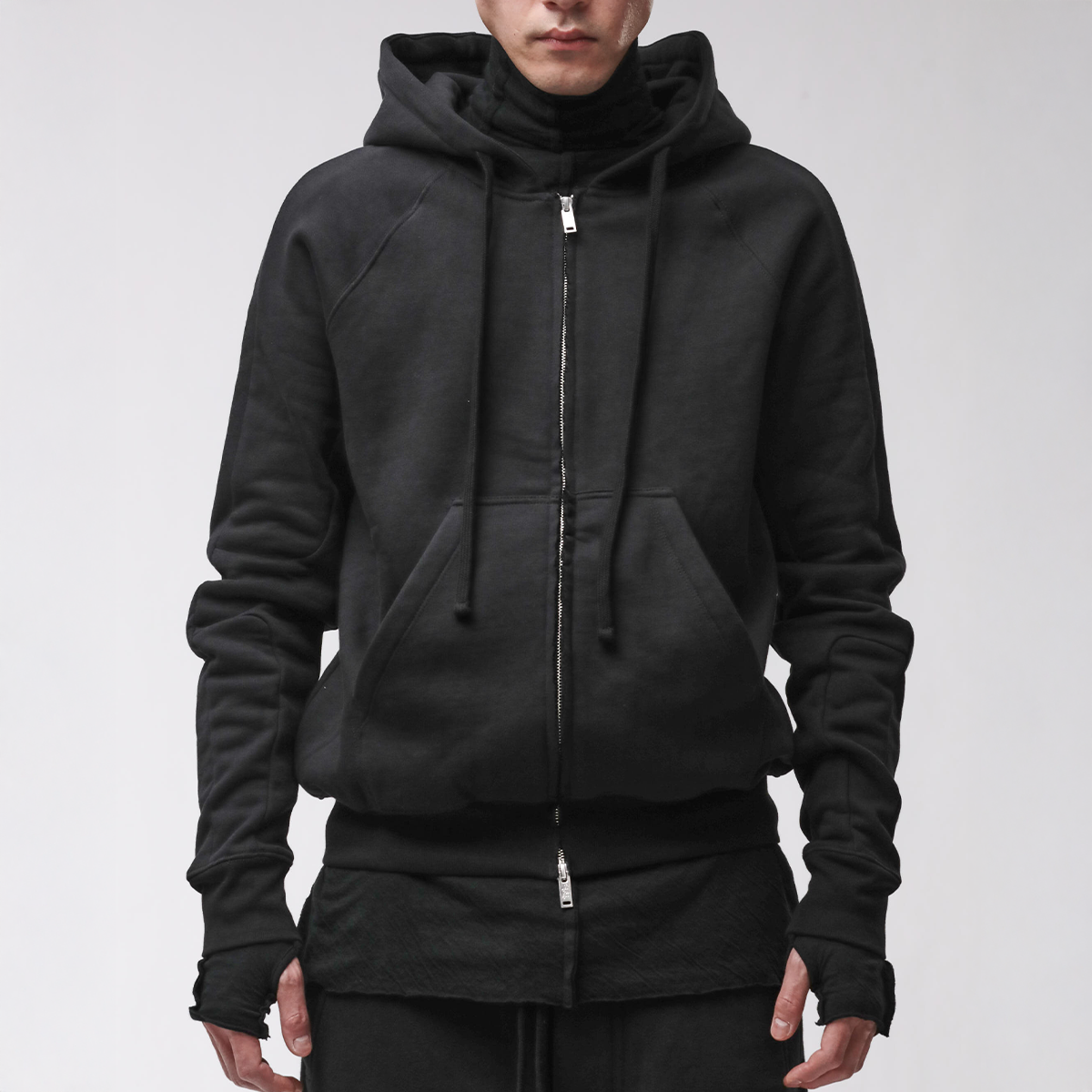 sweatshirtjacke thom krom schwarz 