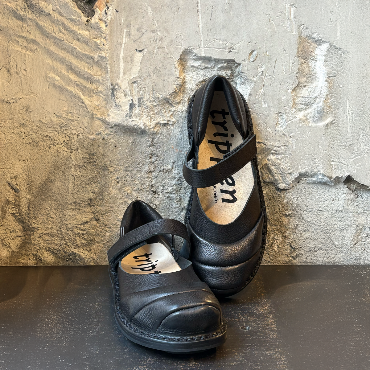 schuhe trippen stratus schwarz