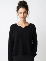 pullover rundholz frauen wolle schwarz dacapo aachen