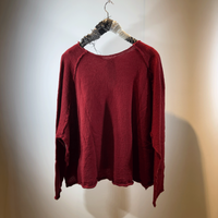 pullover rundholz frauen wolle rot dacapo aachen