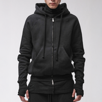 sweatshirtjacke thom krom schwarz 