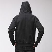 sweatshirtjacke thom krom schwarz 