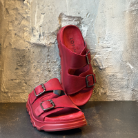 schuhe sandale 1e240 lofina rot dacapo aachen