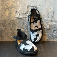 schuhe trippen union schwarz weiß