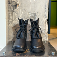 schuhe trippen stiefel schwarz gefüttert curtain