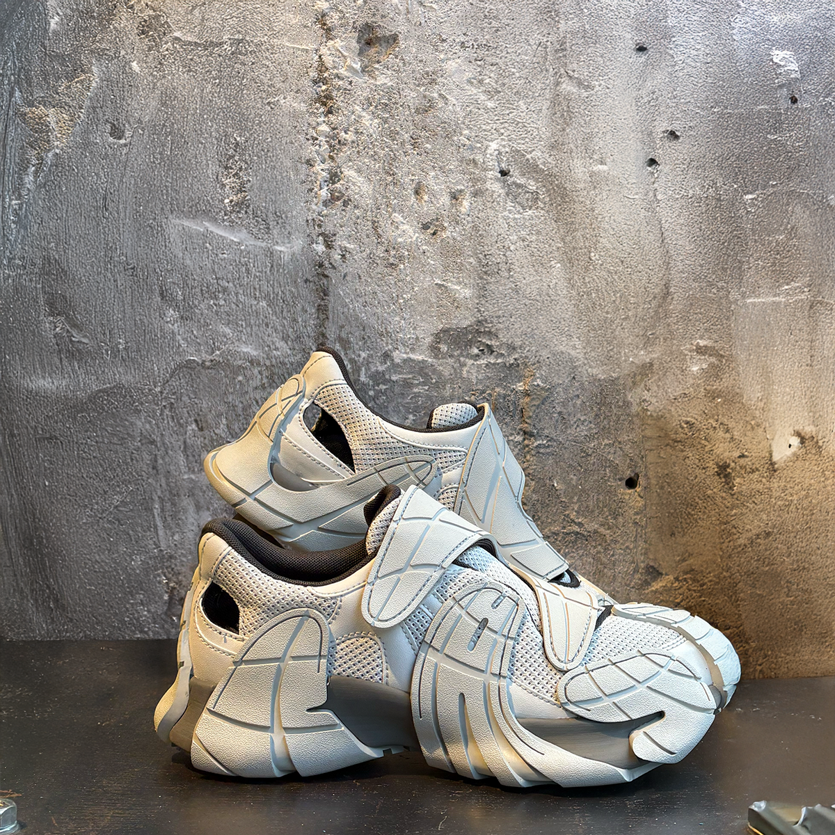 schuhe camperlab tormen weiß/grau sneaker a500028-006