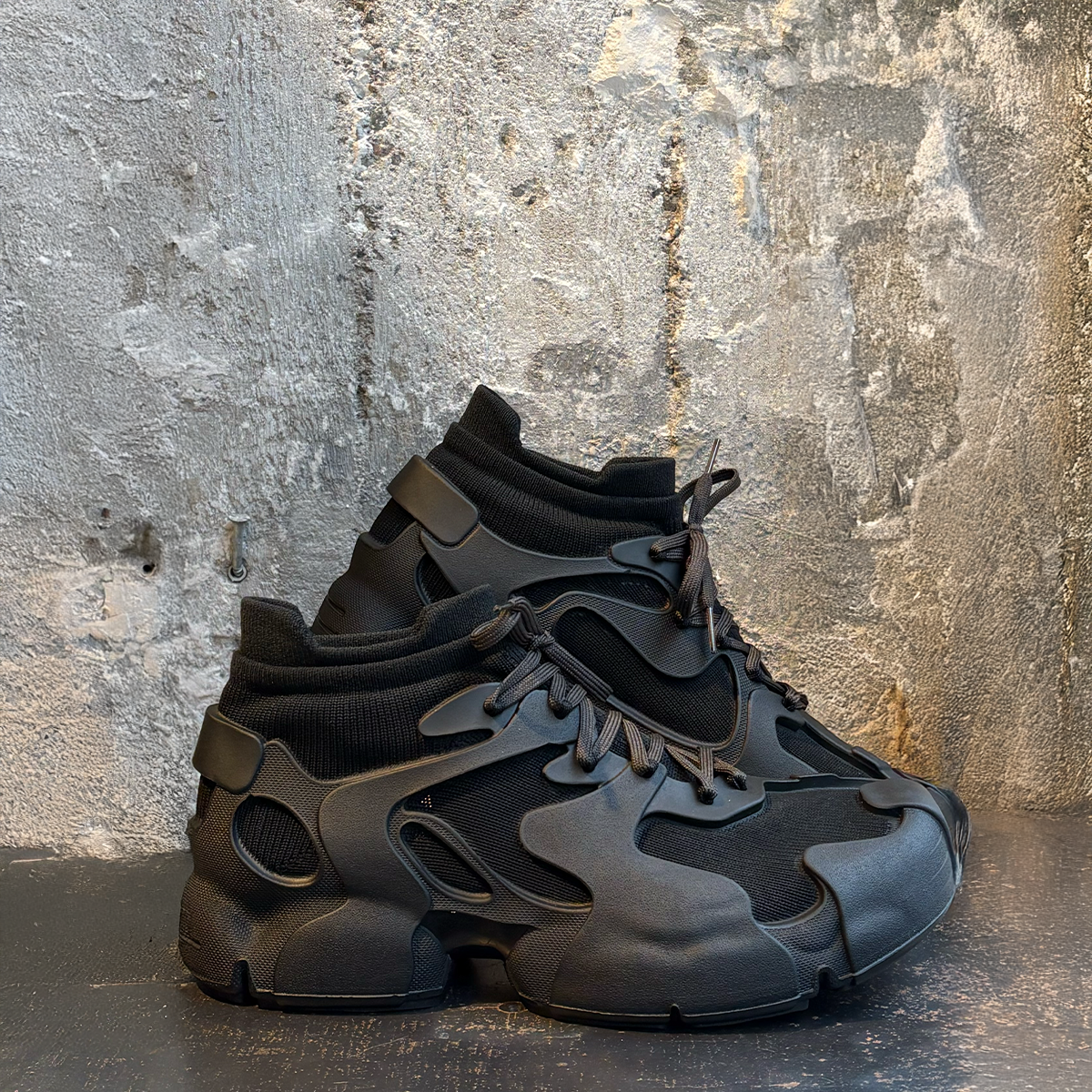 schuhe camperlab tossu sock schwarz sneaker a500005-034