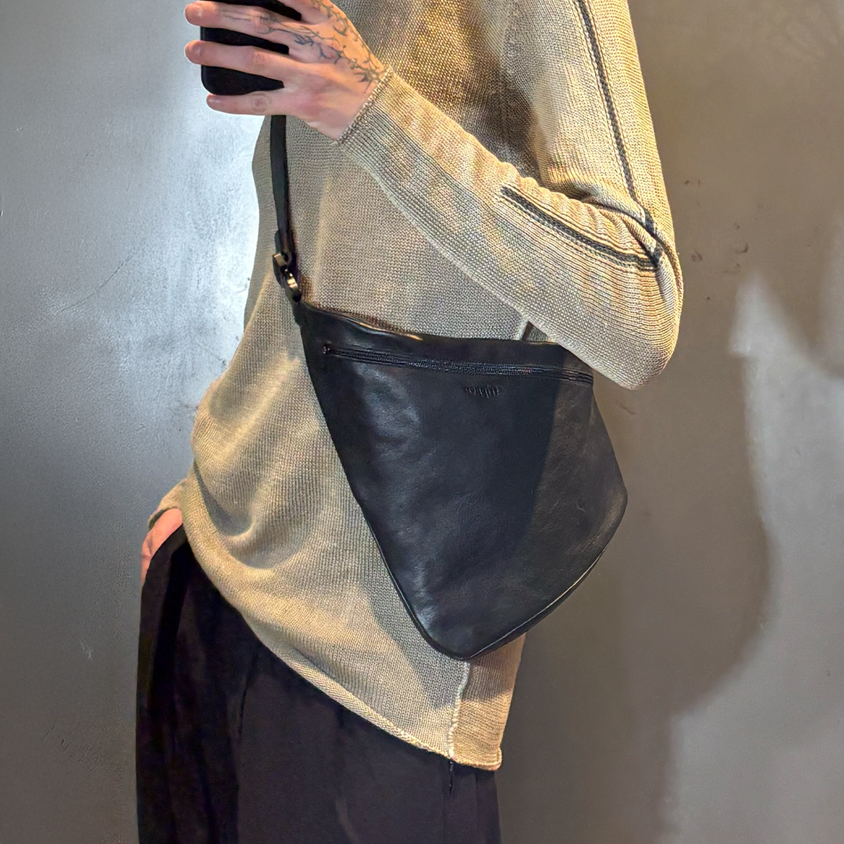 tasche trippen umhängetasche leder