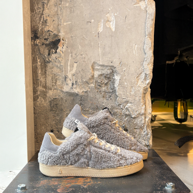 schuhe elena lachi smash plüsch grau 