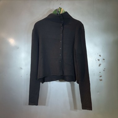 strickjacke rundholz frauen wolle schwarz dacapo aachen