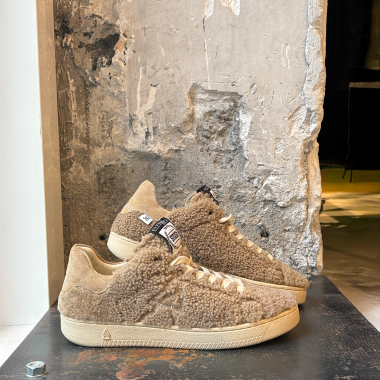 schuhe elena lachi smash plüsch camel
