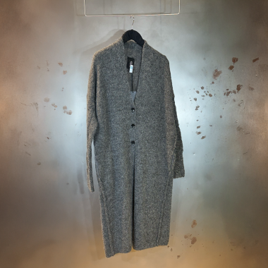 strickjacke thom krom grau wolle dacapo aachen