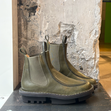 schuhe trippen khaki stiefelette reference